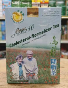 front panel Magic 10 cholesterol tea