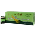 Green box of Red Panex Ginseng Extract by Pine Brand, 30 ct (10cc)