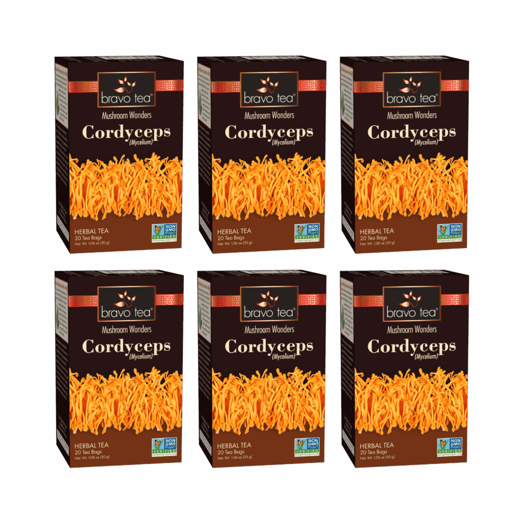Image of Cordecyps Mushroom Tea - by Bravo Tea - 6 pk