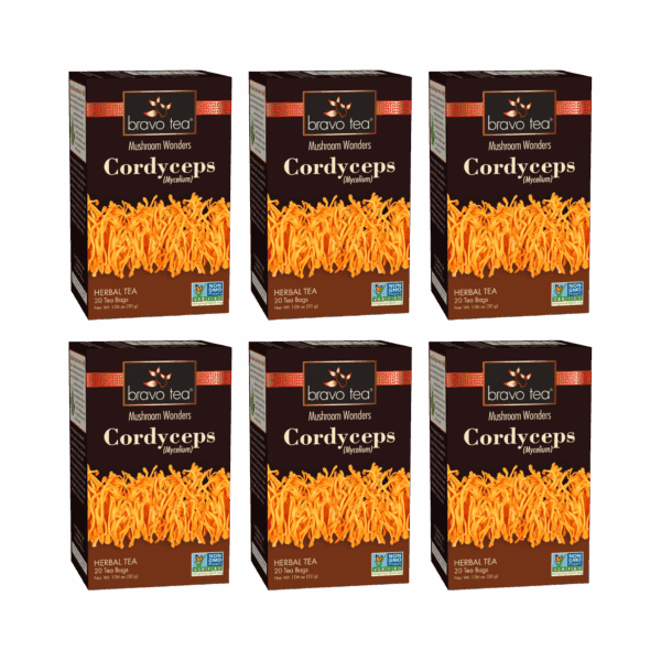 Image of Cordecyps Mushroom Tea - by Bravo Tea - 6 pk