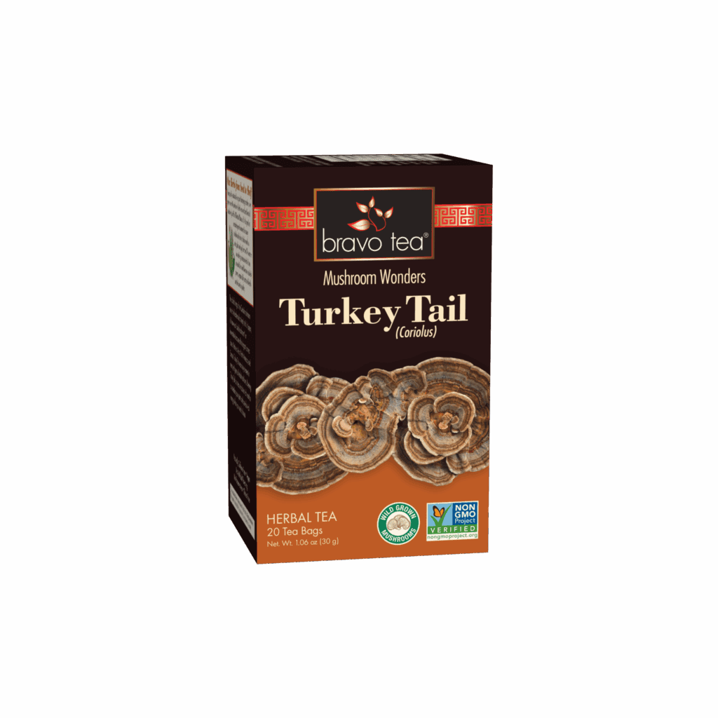 Image of Turkey Tail Mushroom Tea - by Bravo Tea - Single