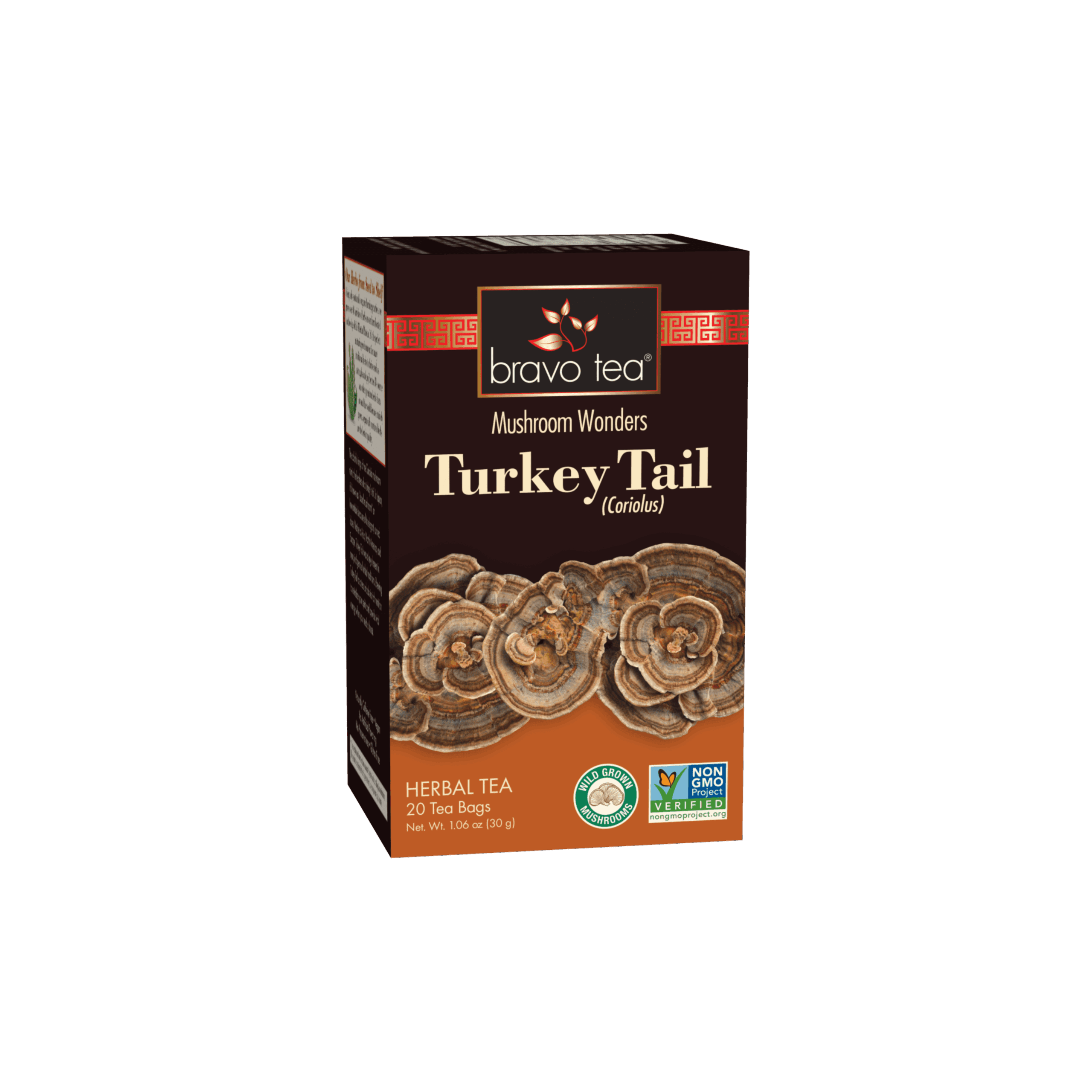 Image of Turkey Tail Mushroom Tea - by Bravo Tea - Single