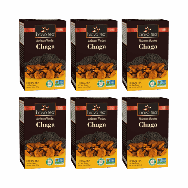 Image of Chaga Mushroom Tea - by Bravo Tea - 6pk