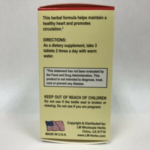 Image of LM Healthy Heart directions