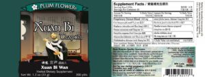 image of Plum Flower Xuan Bi Teapills label