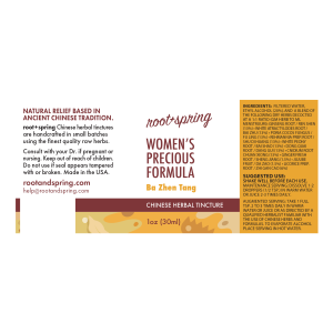 Image of Ba Zhen Tang (Women’s Precious) – Liquid Extract (Tincture) label