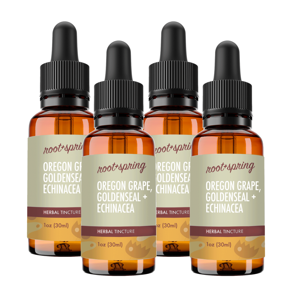 image of Oregon Grape + Goldenseal + Echinacea 4pk