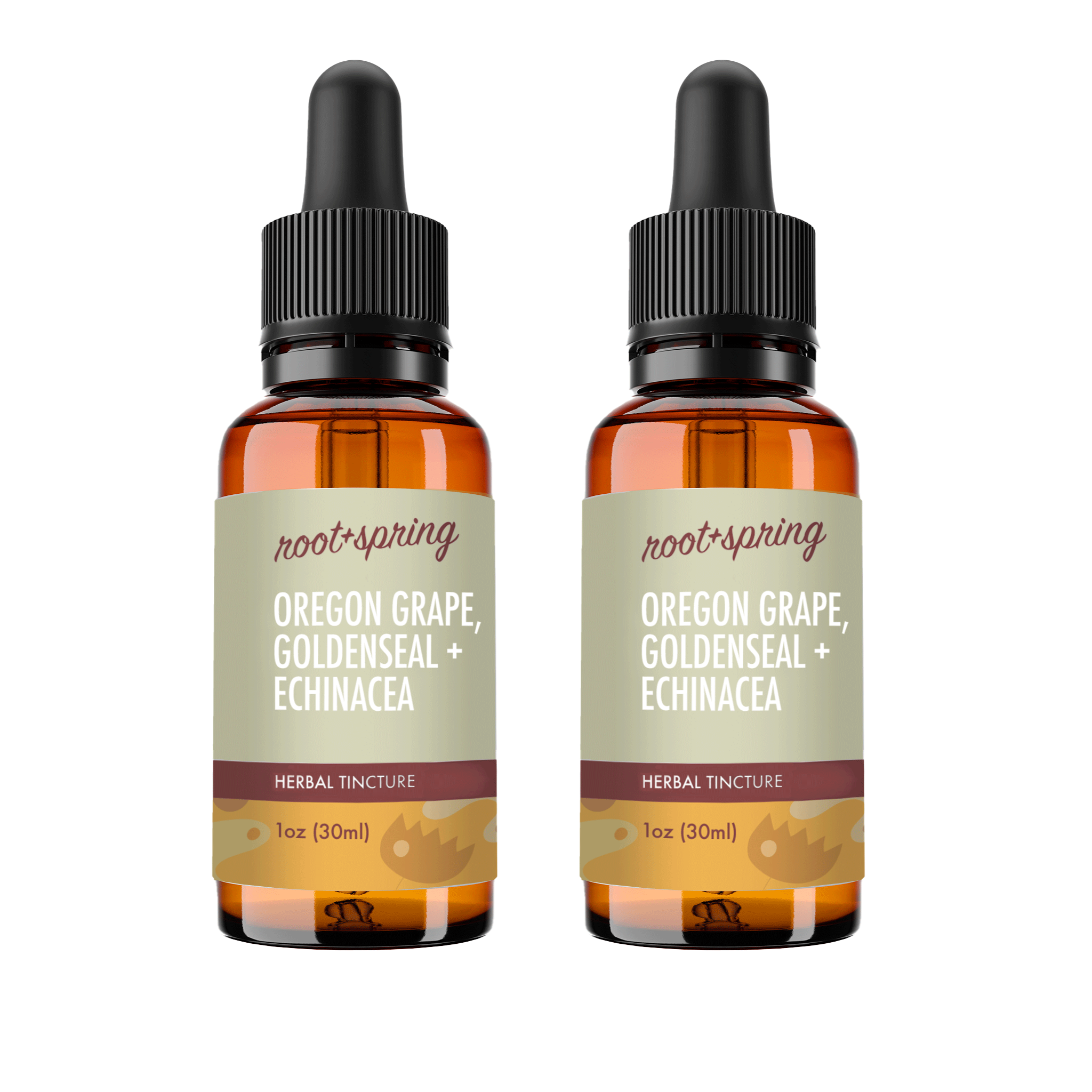 image of Oregon Grape + Goldenseal + Echinacea 2pk