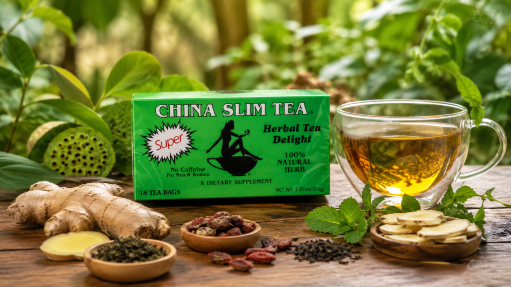 Chinese herbal tea and natural herbs for weight loss support