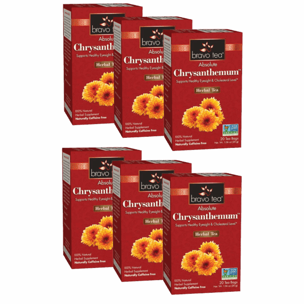 Image of Absolute Chrysanthemum Tea - by Bravo Tea - 6-pack