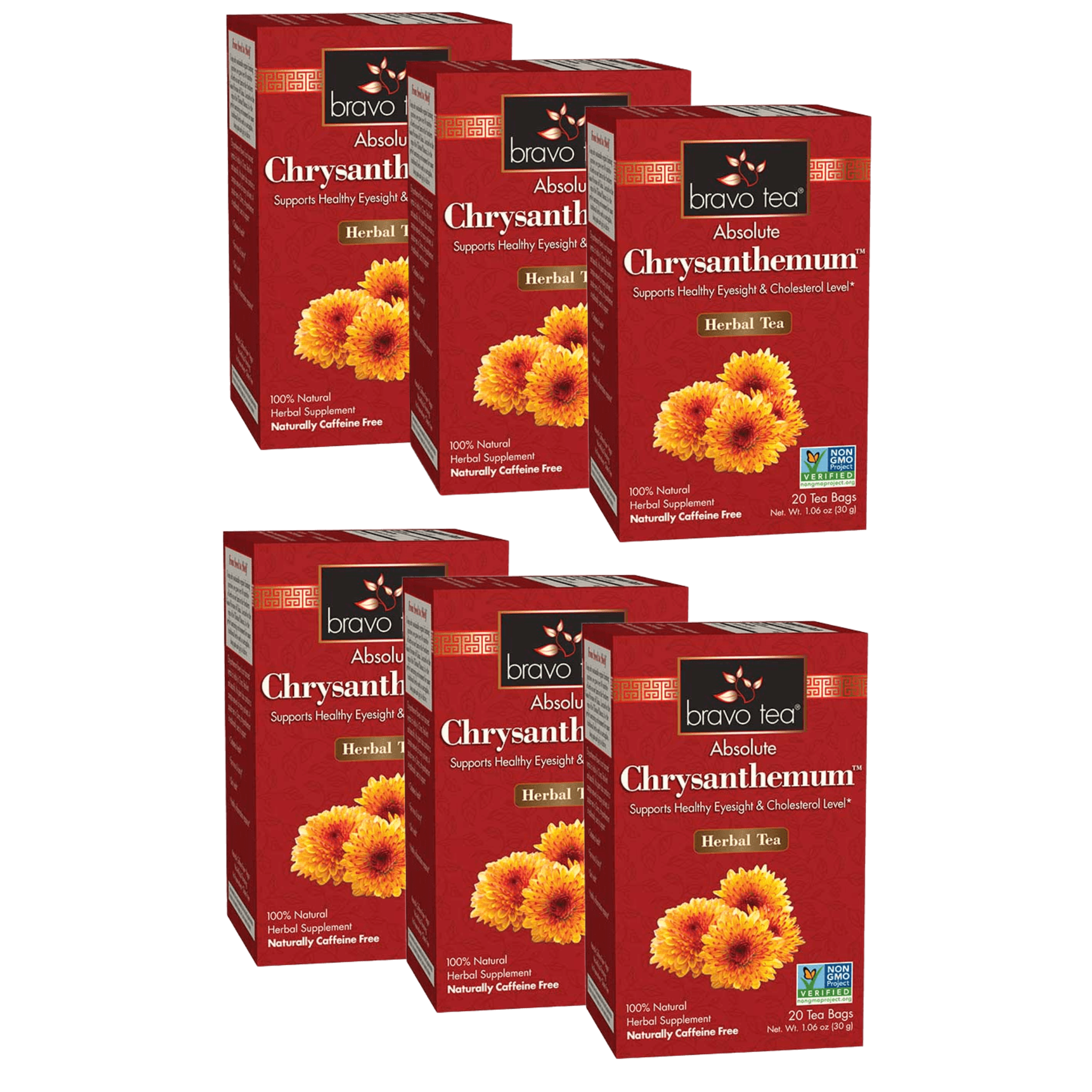 Image of Absolute Chrysanthemum Tea - by Bravo Tea - 6-pack