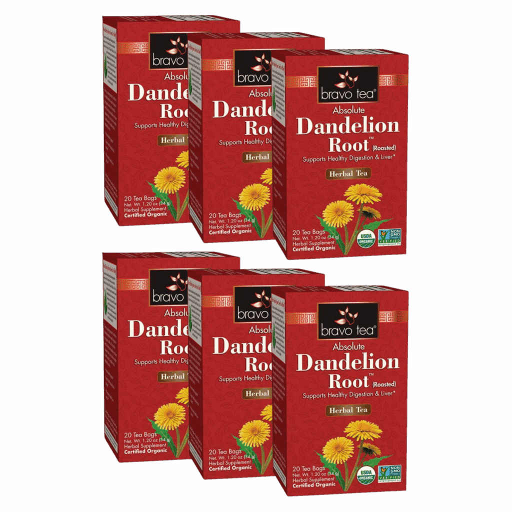 Image of Absolute Dandelion Root Tea - by Bravo Tea - 6-pack