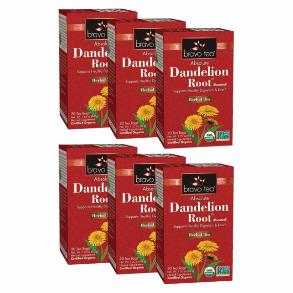 Image of Absolute Dandelion Root Tea - by Bravo Tea - 6-pack