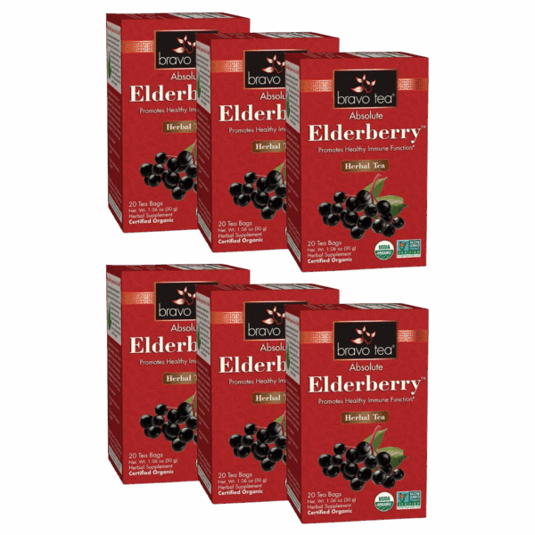 Image of Absolute Elderberry Tea - by Bravo Tea - 6-pack