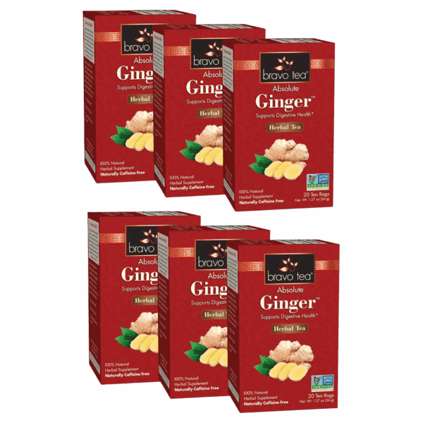 Image of Absolute Ginger Tea - by Bravo Tea - 6-pack