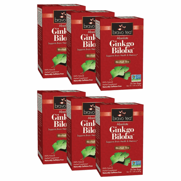 Image of Absolute Ginkgo Biloba Tea - by Bravo Tea - 6-pack