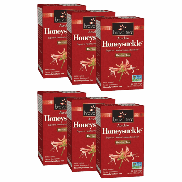 Image of Absolute Honeysuckle Tea - by Bravo Tea - 6-pack