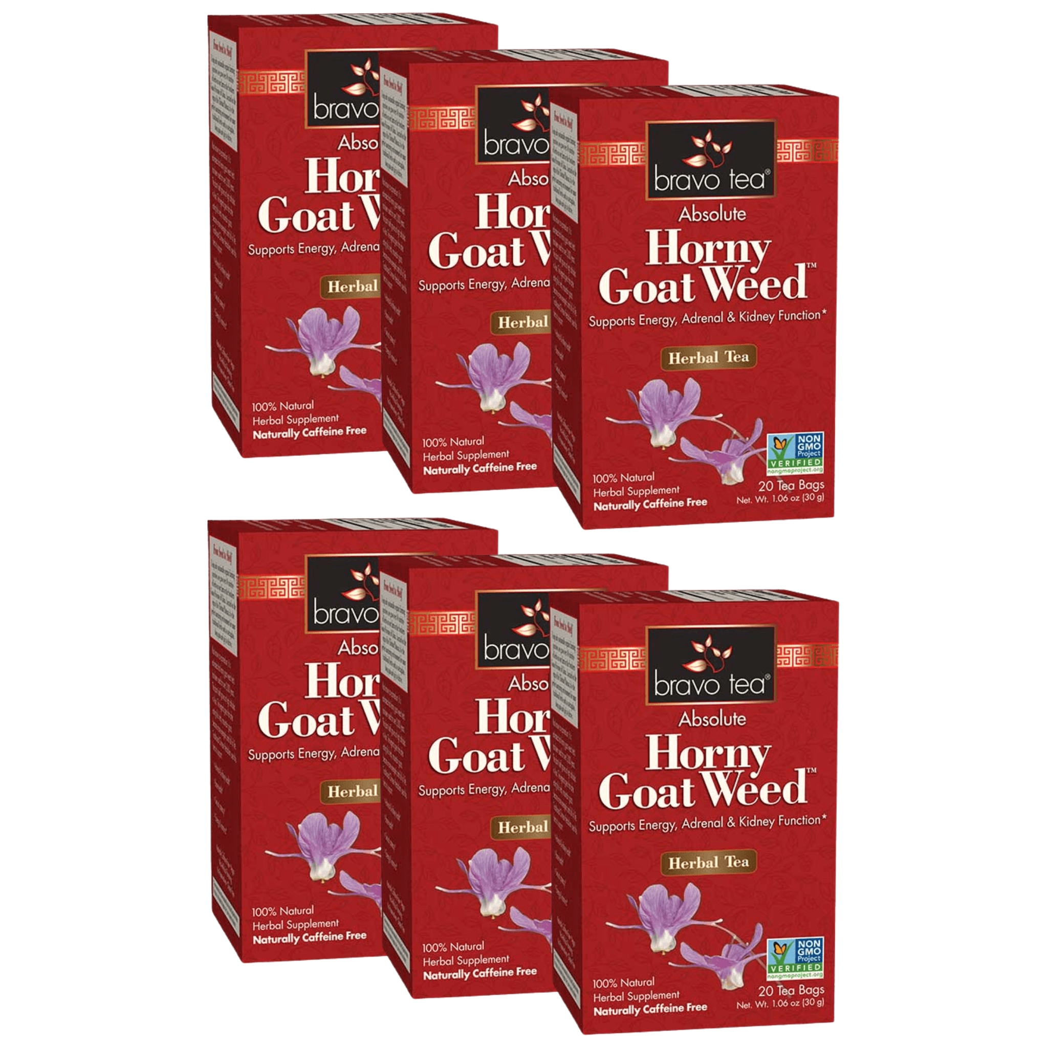 Image of Absolute Horny Goat Weed Tea - by Bravo Tea - 6-pack