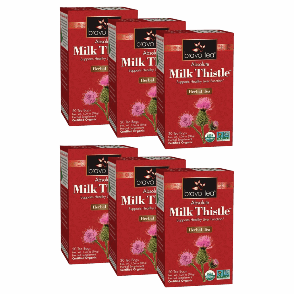 Image of Absolute Milk Thistle Tea - by Bravo Tea - 6-pack