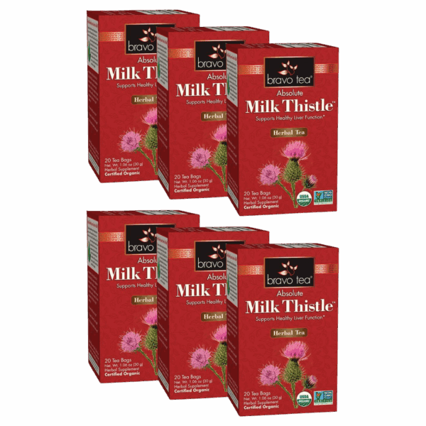 Image of Absolute Milk Thistle Tea - by Bravo Tea - 6-pack