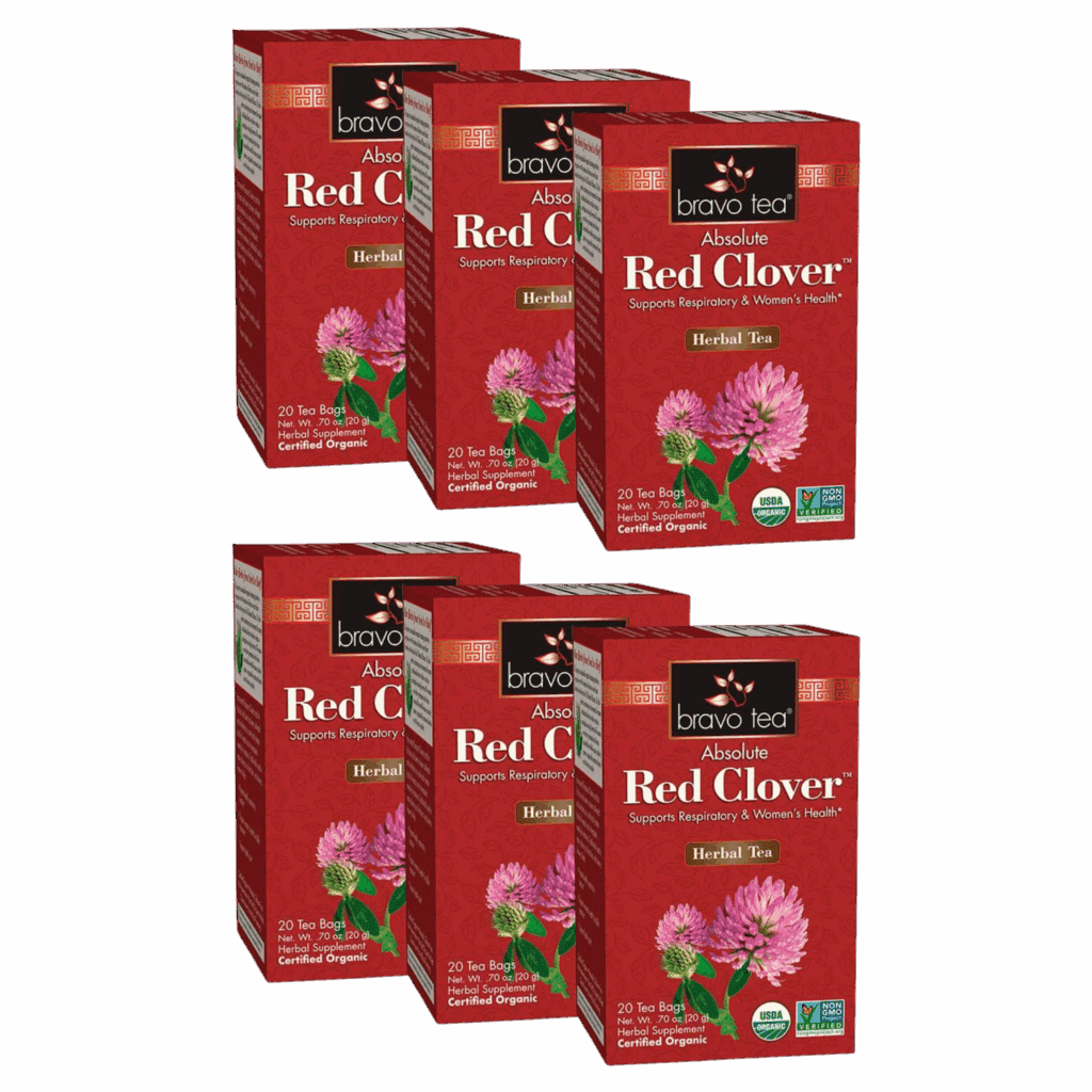 Image of Absolute Red Clover Tea - by Bravo Tea - 6-pack