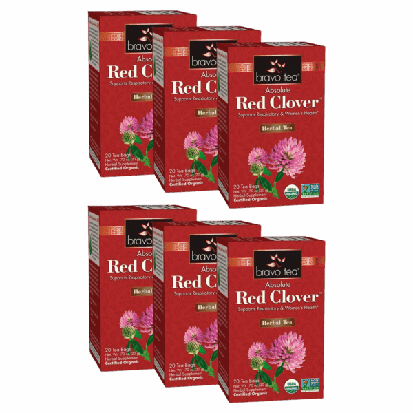 Image of Absolute Red Clover Tea - by Bravo Tea - 6-pack