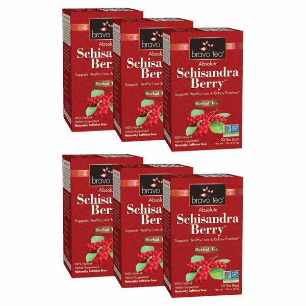 Image of Absolute Schisandra Berry Tea - by Bravo Tea - 6-pack