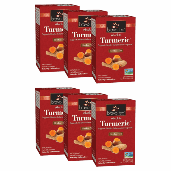 Image of Absolute Turmeric Tea - by Bravo Tea - 6-pack
