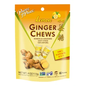 Image for Lemon Ginger Chews by Prince of Peace - 4oz