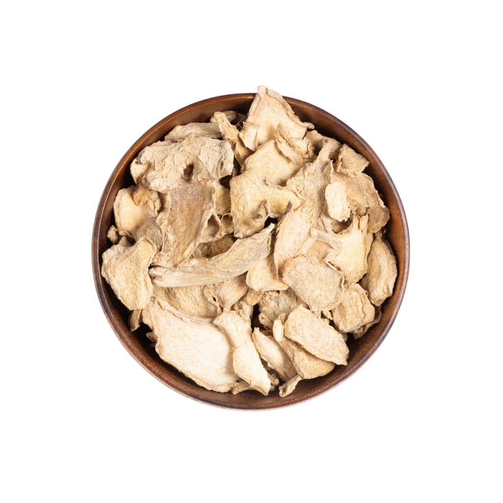 image of Dried Ginger – Gan Jiang out of the bag
