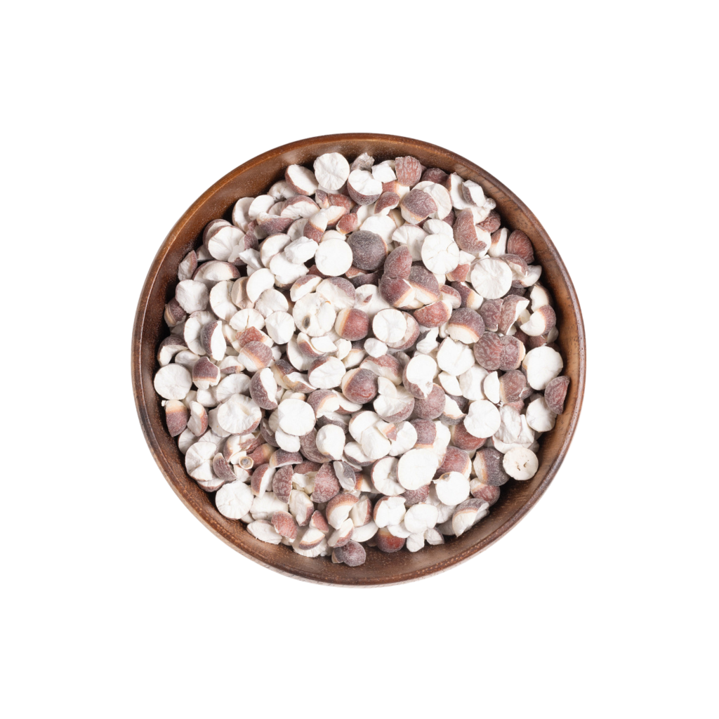 image of Dried Fox Nut (Euryale Seed) – Qian Shi out of the bag