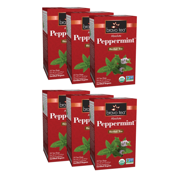 photo of Absolute Peppermint Tea (certified organic) - by Bravo Tea in 6 pack