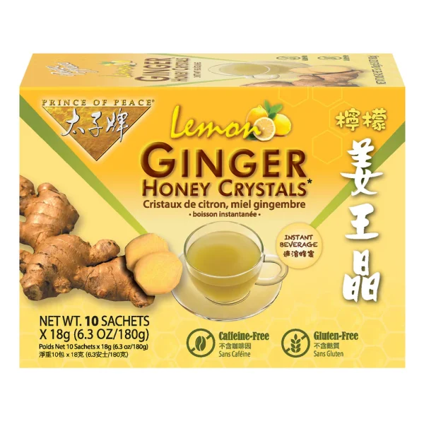 Image for Prince of Peace Lemon Honey Crystals, 10pk.