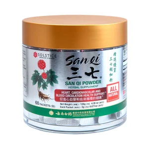 Image of san qi powder notoginsng, 60 individual packets, two grams each, by solstice