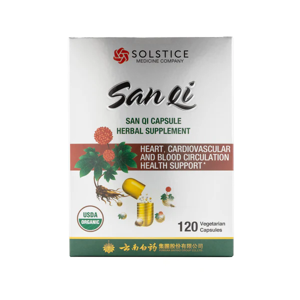 san qi panax notoginseng, 120 capsules, by solstice