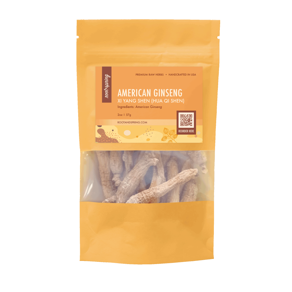 Image for root + spring's Premium American Ginseng, or xi yang shen