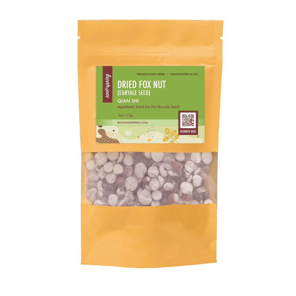 Image for root + spring's Premium Raw Dried Fiox nut, eurayle seed, Qian Shi
