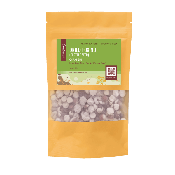 Image for root + spring's Premium Raw Dried Fiox nut, eurayle seed, Qian Shi