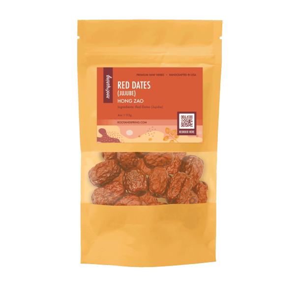Image for root + spring's Premium Raw red dates, hong zao