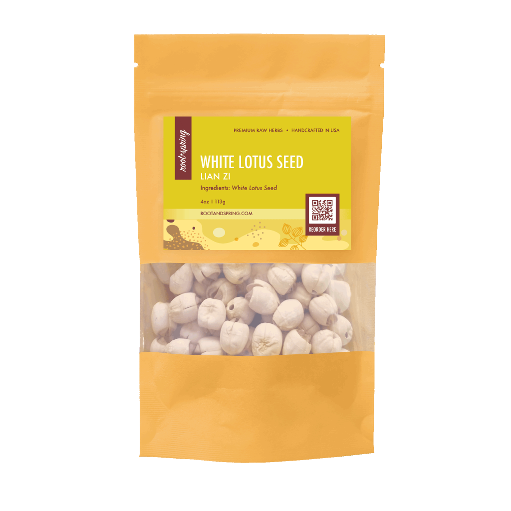 Image for root + spring's Premium Raw White Lotus seed, Lian zi