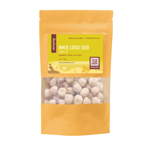 Image for root + spring's Premium Raw White Lotus seed, Lian zi