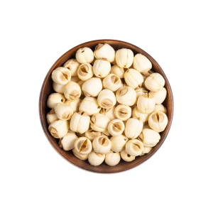 image of White Lotus Seed (Lian Zi) out of the bag