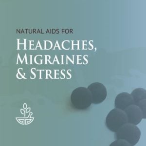 Natural aids for headaches, migraines, and stress.