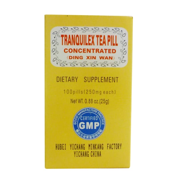 Ding Xin Wan - Tranquilex Teapill | Kingsway (KGS) Brand | Chinese Herbal Medicine Supplement | Best Chinese Medicines