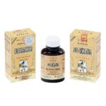 Bottle of 200 herbal supplement extract pills, with english and chinese text.