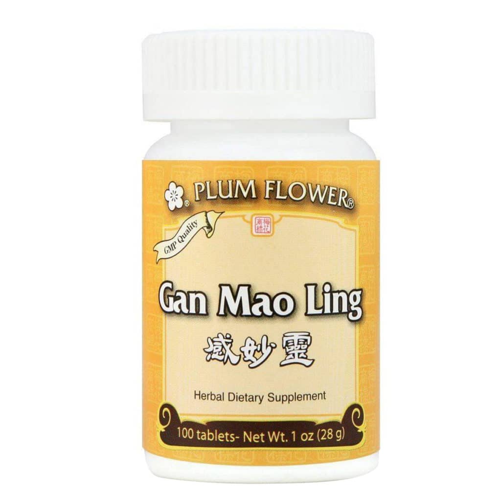 Bottle of 100 tablets of herbal dietary supplement, net weight 1 ounce, or 28 grams. English and chinese text.