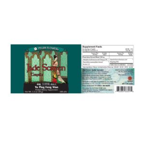 Label with supplement facts, ingredients, quality guarantee, directions, precaution, manufacturer information, and distributor contact.