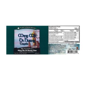 Label with supplement facts, ingredients, quality guarantee, directions, manufacturer information, and distributor contact.