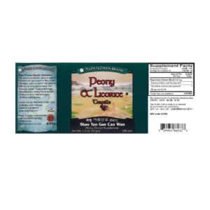 Label with supplement facts, ingredients, quality guarantee, directions, manufacturer information, and distributor contact. Text is written in english and chinese.