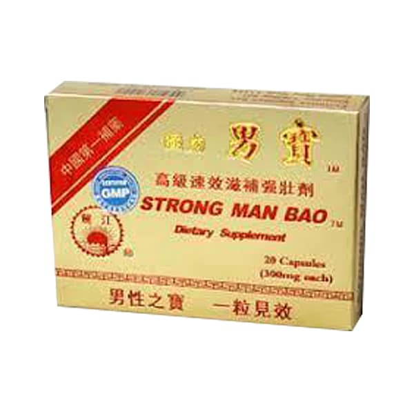 Strong Man Bao | Qiang Li Nan Bao | Erectile Dysfunction - ED - Impotence - Sexual Performance | Best Chinese Medicines